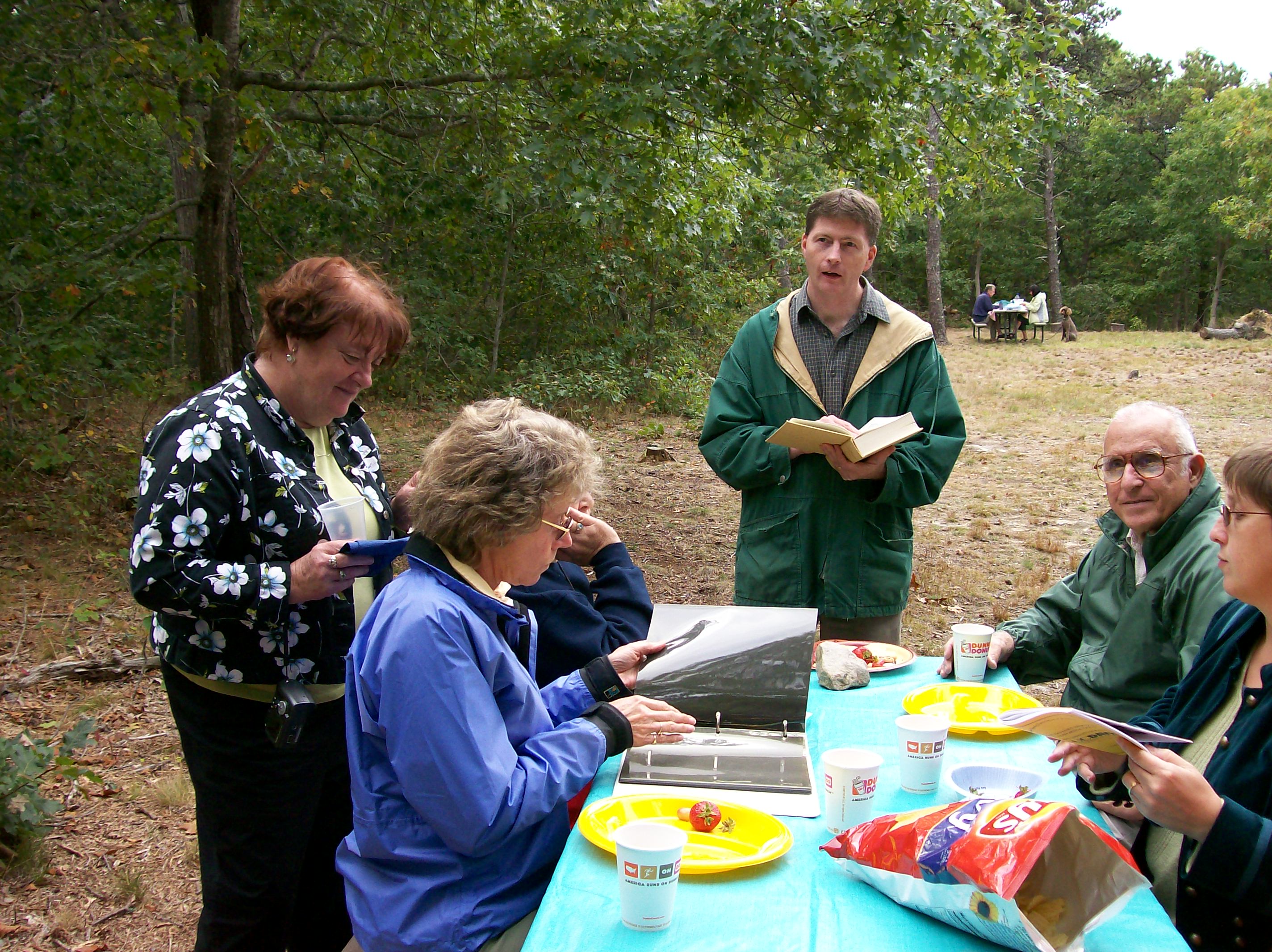 at the picnic